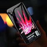 Samsung S9 plus/S20 Ultra/S10 Plus/Note 10 Plus/Iphone 11/Pro/Pro Max flashing with voice control Smart Phone Cases