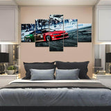 Drift-Car-children's-outer-space-wall-art