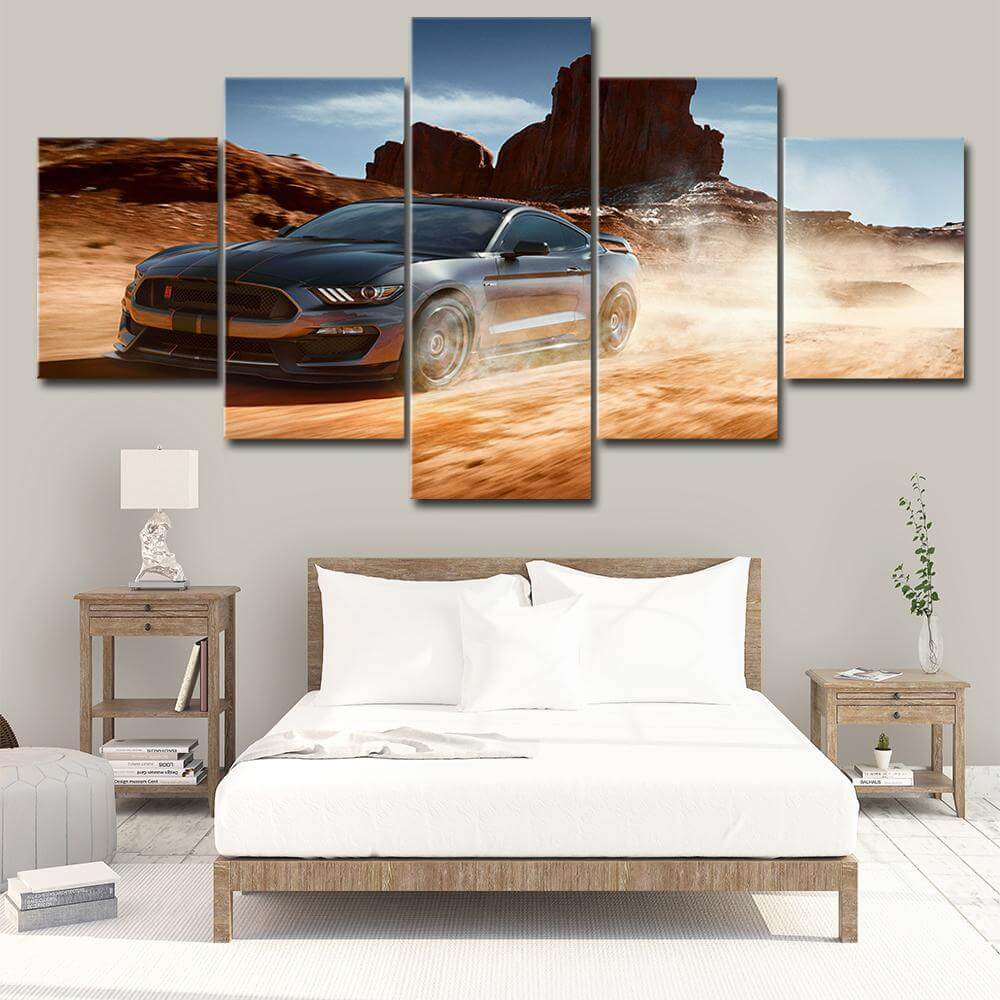 Cheapest-price-for-sport-car-art-panels-for-wall