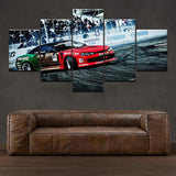 Drift-Car-children's-outer-space-wall-art