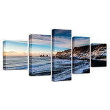 Beautiful Beach 5 Pieces Canvas Wall Art Sets