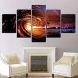 Red-Sunset-Large-Canvas-Wall-Art