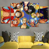One-Piece-Families-Gather-Canvas-Wall-Art