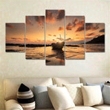 HD-Printed-Nightfall-Top-5-Pieces-Canvas-Wall-Art