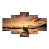 HD-Printed-Nightfall-Top-5-Pieces-Canvas-Wall-Art