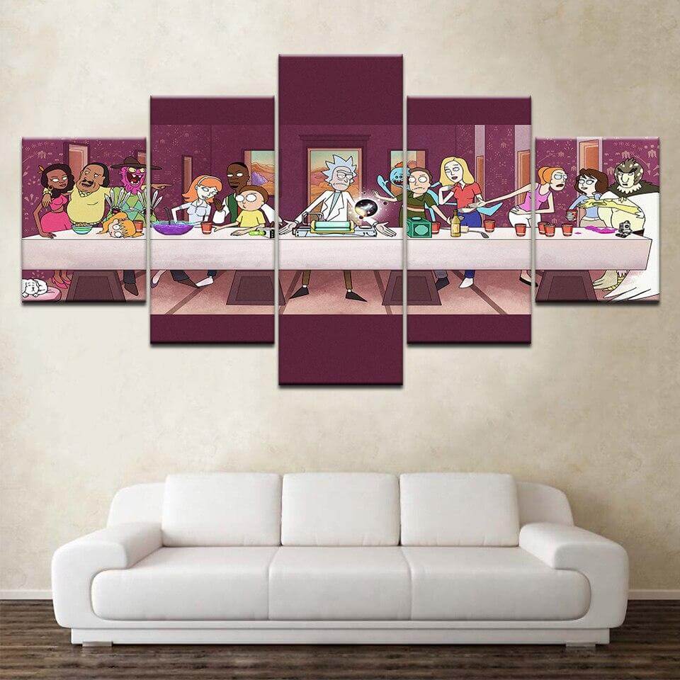 Rick-and-Morty-Canvas-Paintings-for-Living-Room