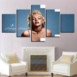Marilyn-Monroe-5-Pieces-Canvas-Wall-Art-for-Sale
