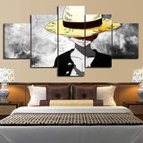 One-Piece-Monkey-D. Luffy-Ready-to-Hang-5-Panel-Wall-Art