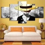 One-Piece-Monkey-D. Luffy-Ready-to-Hang-5-Panel-Wall-Art