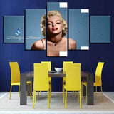 Marilyn-Monroe-5-Pieces-Canvas-Wall-Art-for-Sale