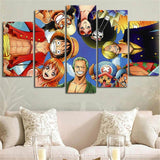 One-Piece-Families-Gather-Canvas-Wall-Art