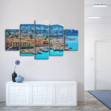 Beautiful-Coastal-City-discount-large-canvas-wall-art