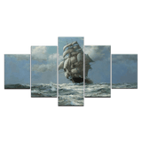 Nautical-Novel-5-Panel-Canvas
