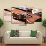 Violin-HD-5-Piece-Canvas-Art