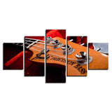 HD 5 Panel Bass Guitar Wall Decor