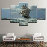 Nautical-Novel-5-Panel-Canvas