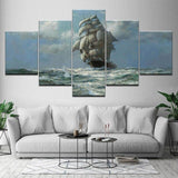 Nautical-Novel-5-Panel-Canvas