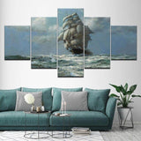 Nautical-Novel-5-Panel-Canvas