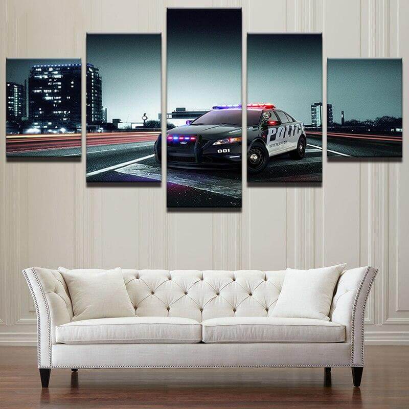 Police-Car-Bedroom-Canvas-Wall-Art
