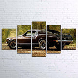 5-Pieces-1970-Ford-Mustang-Canvas-Wall-Art