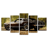5-Pieces-1970-Ford-Mustang-Canvas-Wall-Art