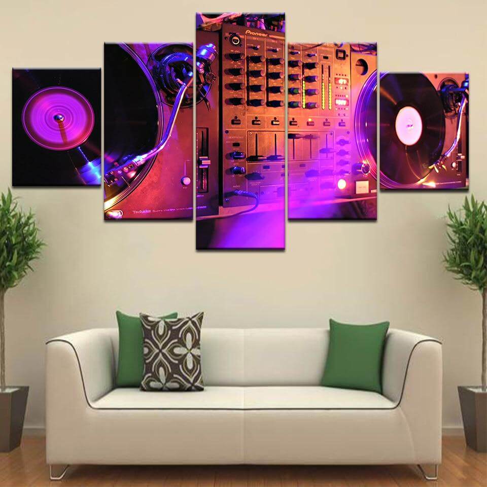 HD-Printed-DJ-Night-Club-Gather-Canvas-Wall-Art