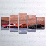 Classic-No.1-Car-5-Piece-Canvas-Art