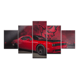 Red Sports Car Office Wall Decor