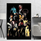 Japan popular Anime Characters Canvas prints