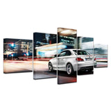 Faster White I35 Car Oversized framed wall art