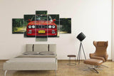 HD Retro M3 Red Sport Car Home Wall Sign