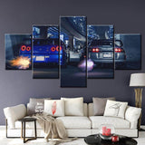 GTR-R34-VS-Supra-Vehicle-Affordable-Wall-Art