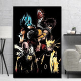Japan popular Anime Characters Canvas prints