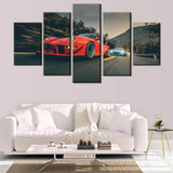 Red-Cool-Sport-Cat-Stretched-canvas-prints-with-the-best-price
