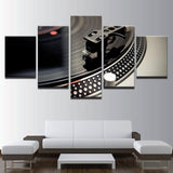 DJ-Music-Turntables-Modern-Canvas-Art