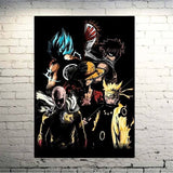 Japan popular Anime Characters Canvas prints