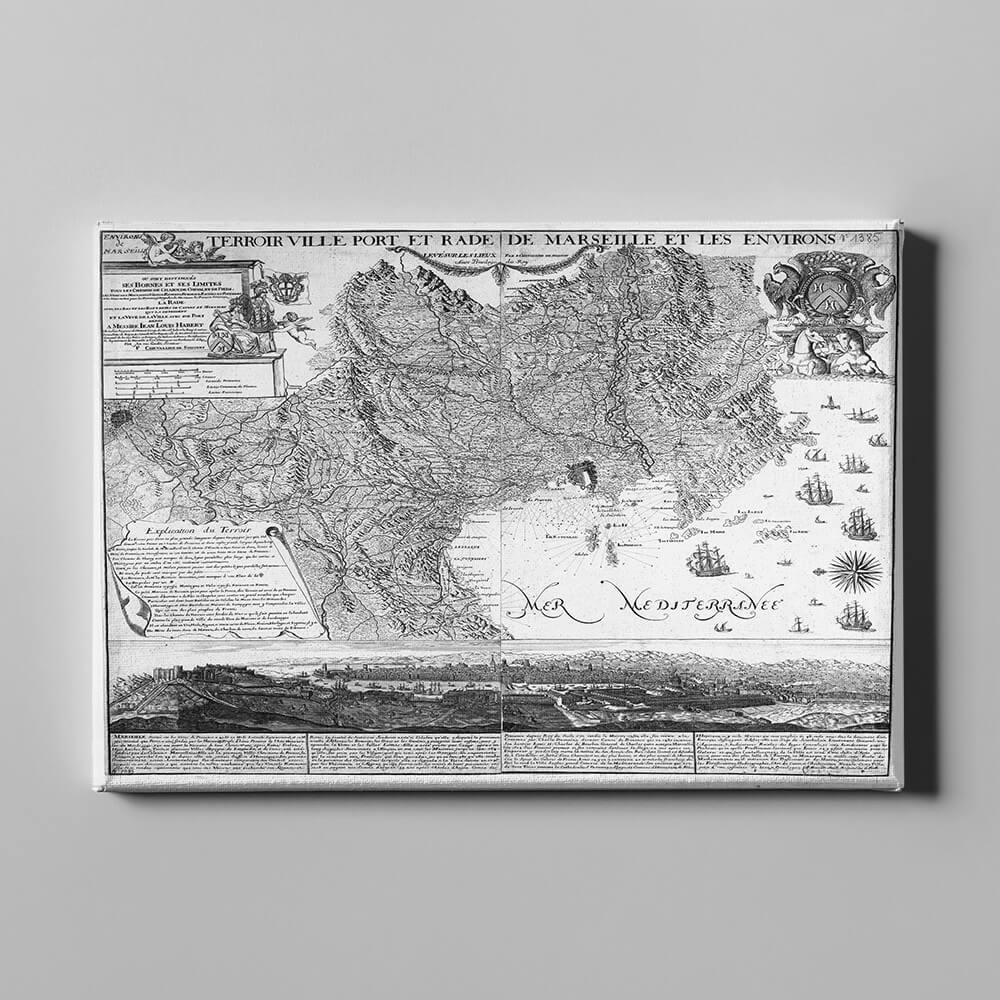 Black-and-White-Map