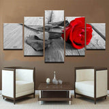 Red-Rose-Floral-canvas-Wall-Art