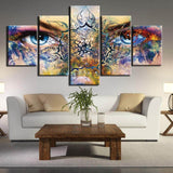 Ready-to-Hang-Coolest-5-piece-Abstract-Wall-Art-With-50%-Discount