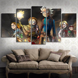 Rick-And-Morty-Ready-to-Hang-5-Piece-Canvas-Art-for-Bedroom