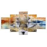 5-pieces-colorful-abstract-Face-Wall-Art-Printings-for-Big-Sale