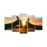 To Friendship 5 Piece Canvas Art