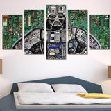 HD-printed-robot-internal-components-structure-Canvas-paintings-for-Living-room
