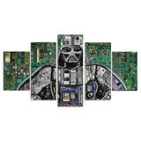 HD-printed-robot-internal-components-structure-Canvas-paintings-for-Living-room