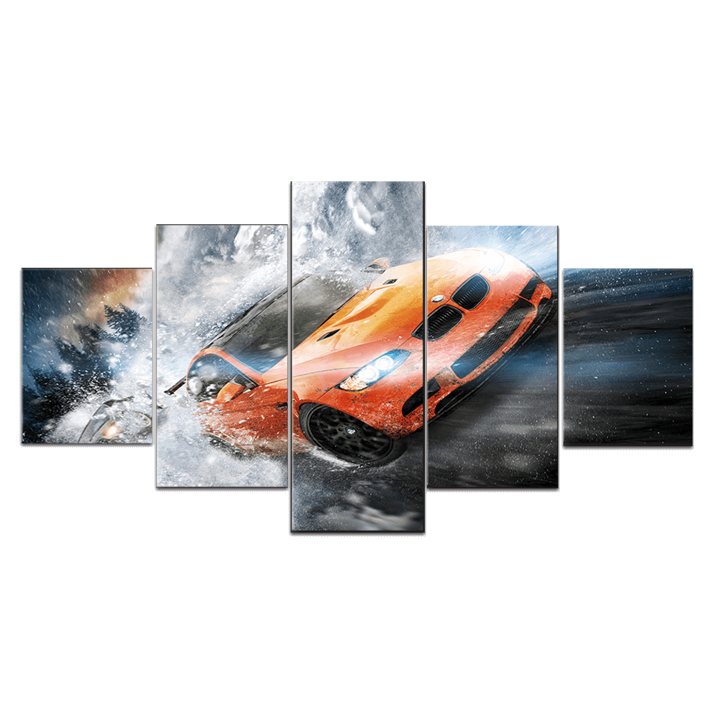5-piece-canvas-art-cars-Ready-to-Hang