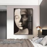 Black and White Modern Abstract Canvas Wall Art