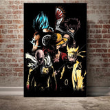 Japan popular Anime Characters Canvas prints