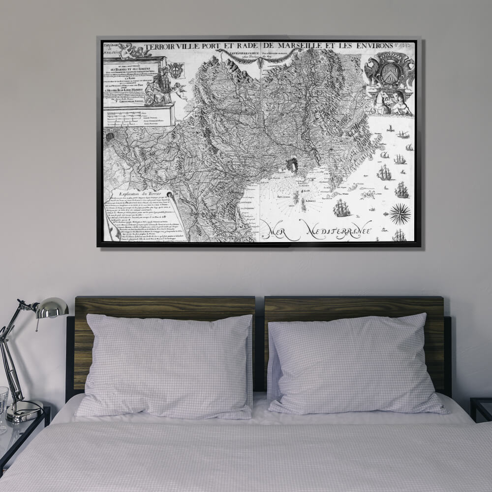 Black-and-White-Map