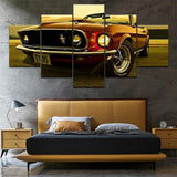 1969 Ford Mustang Home Decor Canvas for Sale