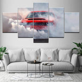 Dodge Challenger Wall Painting Art for Men